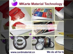 高粘着性PVCコーティングコーベレーフィルム 社会保障とICカードのラミネート