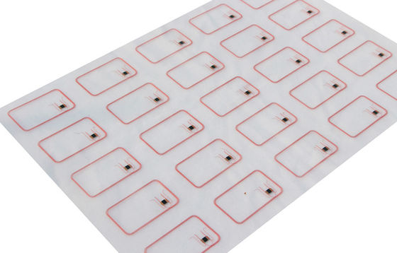 5x5 Pvc RFIDインレイ / プレラムシート 製造 F1108 TK4168 チップ
