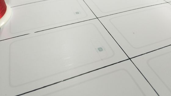 5x5 Pvc RFIDインレイ / プレラムシート 製造 F1108 TK4168 チップ