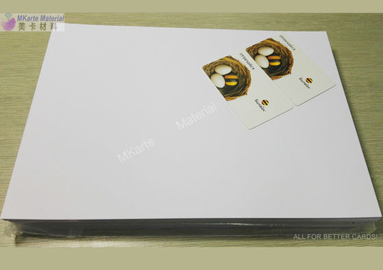 A4 サイズ 0.15mm インクジェット印刷 Pvcシート ホワイトバンクカード制作材料