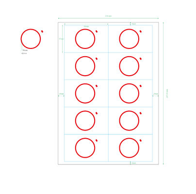 2X5 銅線 スマートチップ 材料 RFID カード インレイ プレラム PVC カード 材料