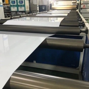 White PETG Sheet For Card Body Production Vicat Softening Point 76 /-2°C in smart PETG card industry