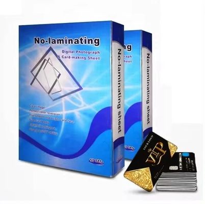 耐久性のある非ラミネーションシート,熱耐性 130°C~160°C 白色,透明色,A4,A3,A3+サイズでレーザーとインクジェット印刷用