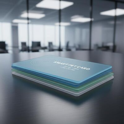 安全なアクセス管理のための長持ち耐久性のある,カスタマイズ可能な接触のないスマートPETカード材料