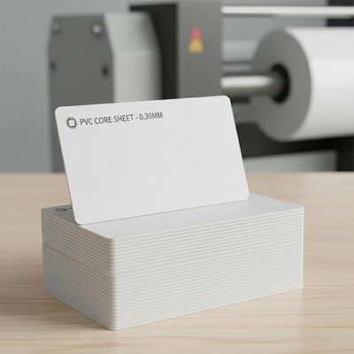 0.30mm 厚さ 銀行カード製造用のオフセット印刷可能なPVCコアシート