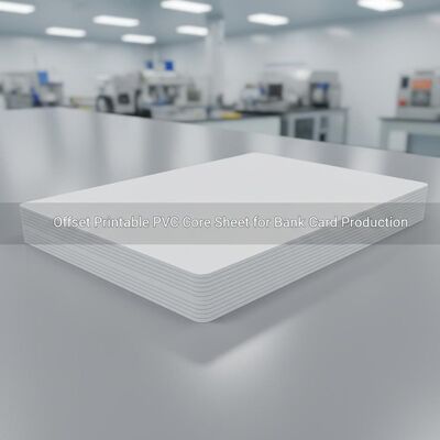 0.30mm 厚さ 銀行カード製造用のオフセット印刷可能なPVCコアシート