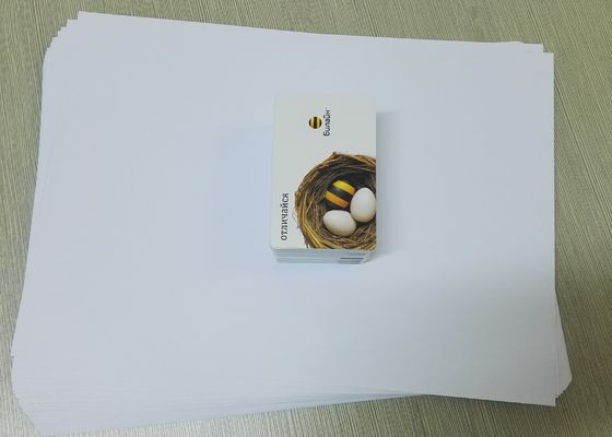 味方された印刷できるポリ塩化ビニールの中心シートの共通の白/夕食の白色を選抜して下さい