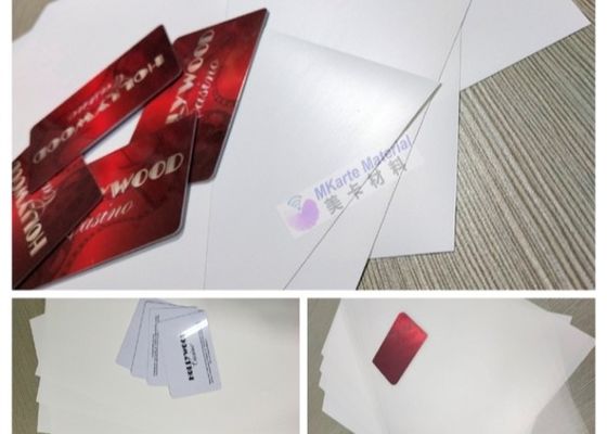 PETGカード ボディ生産のための薄く堅い白PETGプラスチック カード中心シート