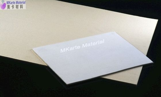 薄板になる白いシリコーン ゴムはプラスチック カード ラミネーションのための3.0mmにパッドを入れる
