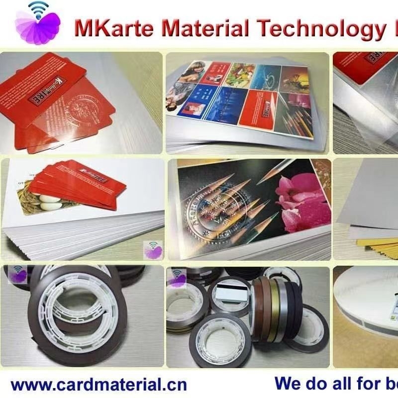 Highly Durable Laminating Social Security Card with Heating Shrinkage Ratio ≤ 10% and Vicat Softening Point 72±2 C